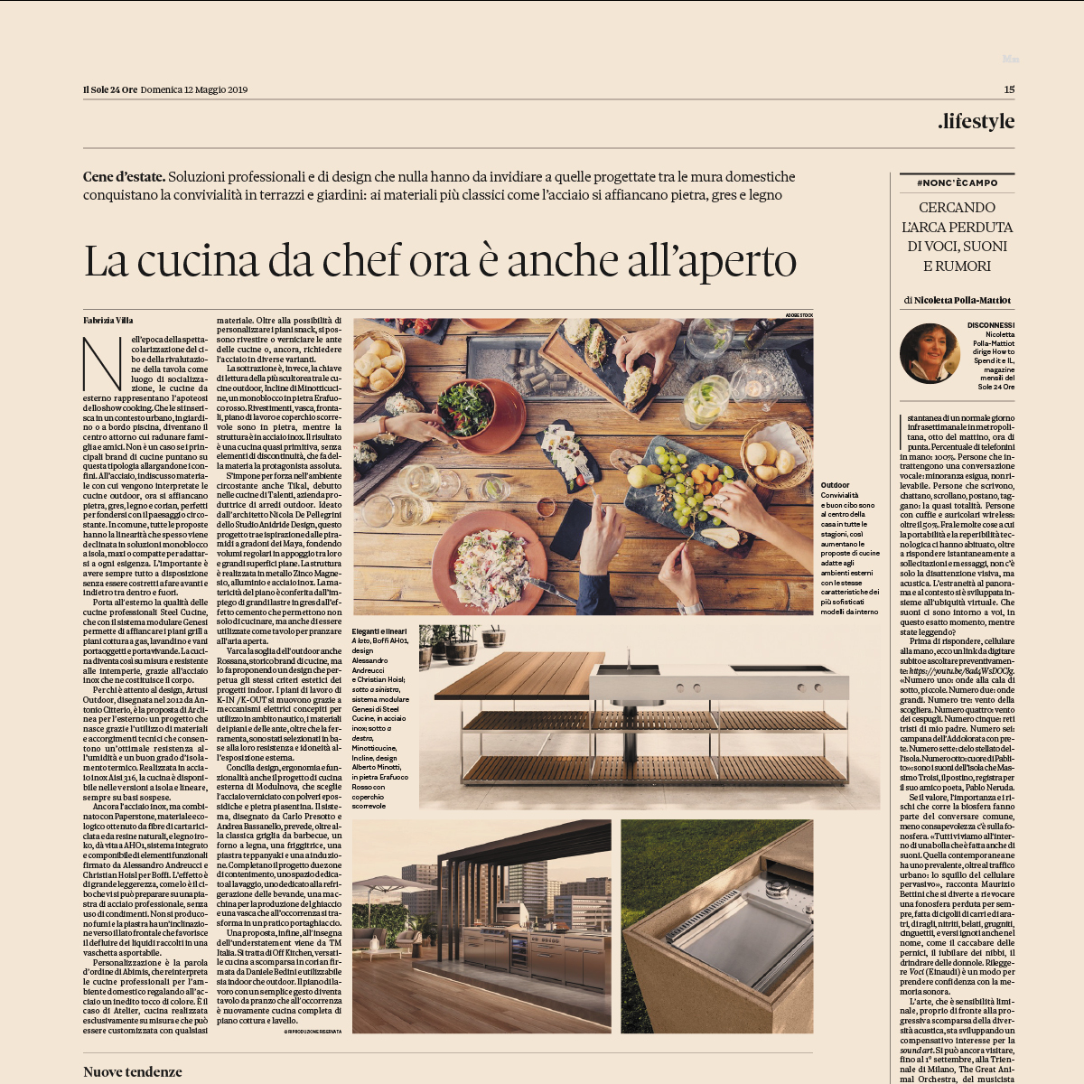 2019.05 Il Sole 24 Ore - Fabrizia Villa - 12/05/2019 pg. 1
